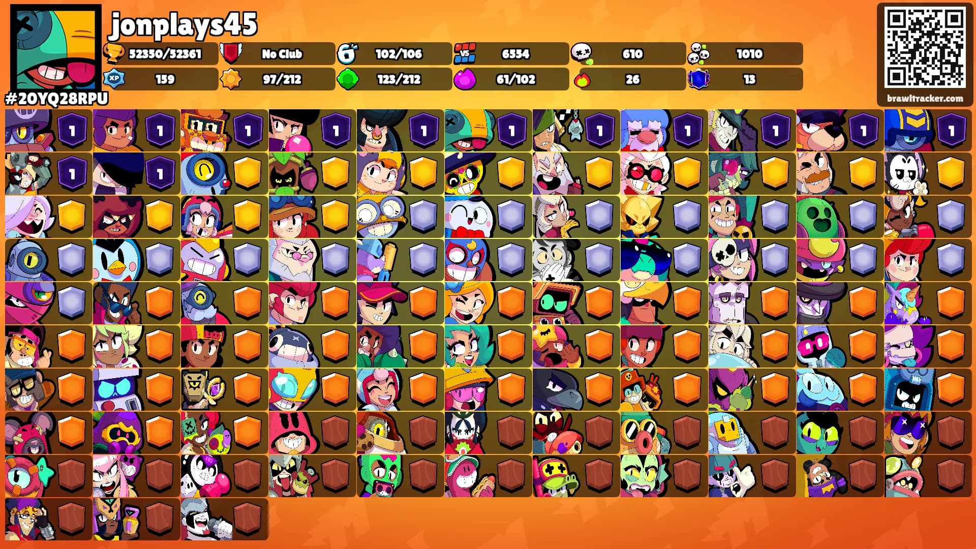 jonplays45's Ranks