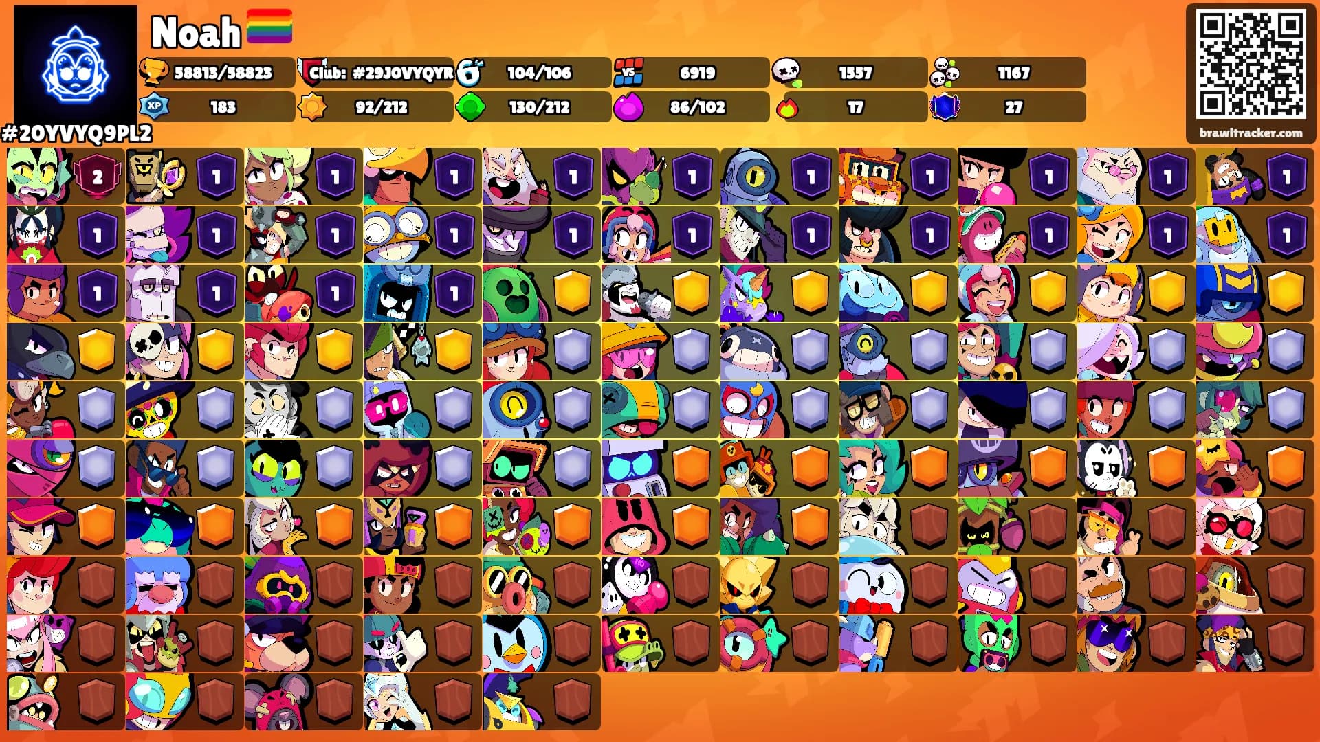 Noah 🏳️‍🌈's Ranks