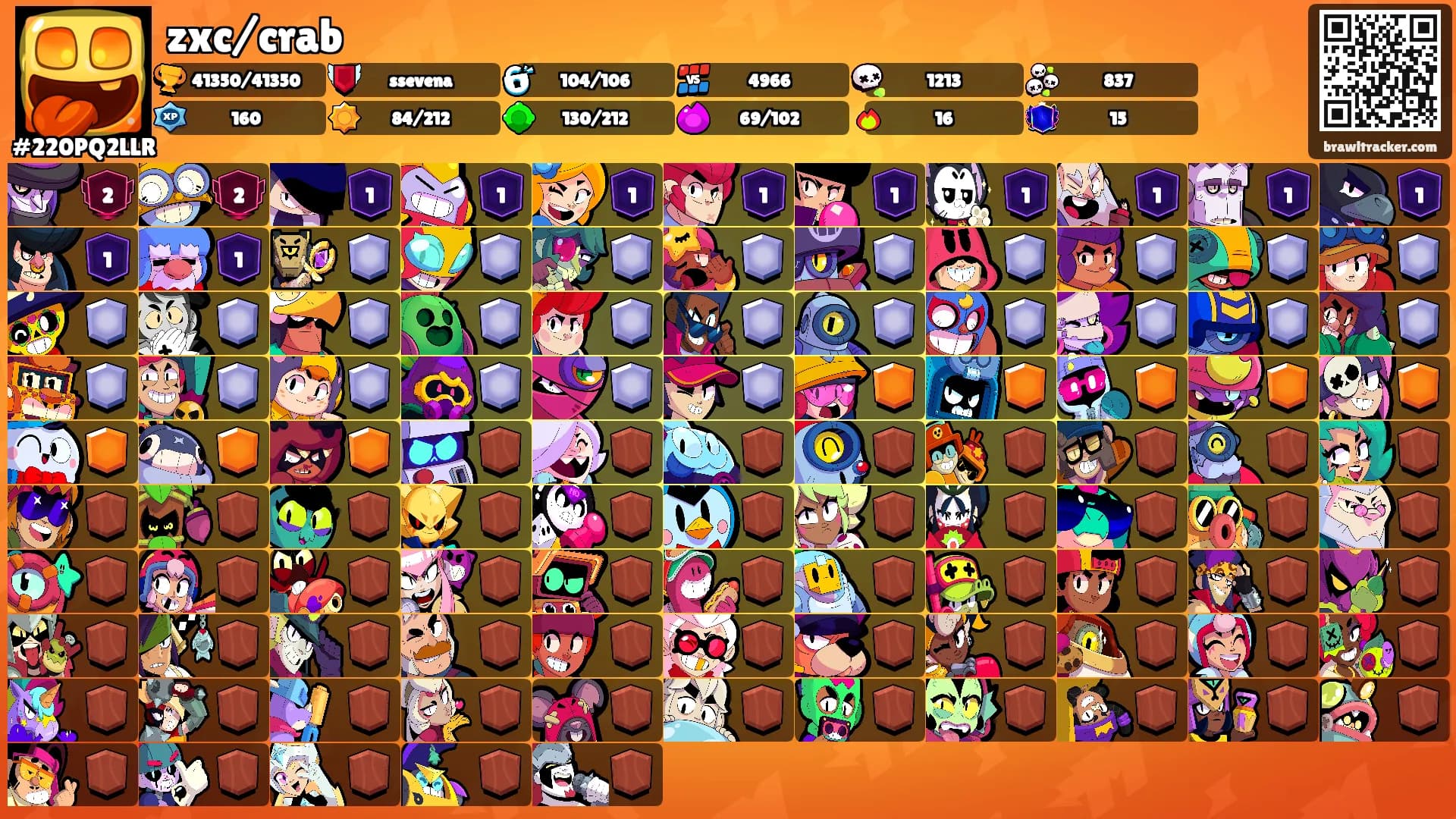 zxc/crab's Ranks
