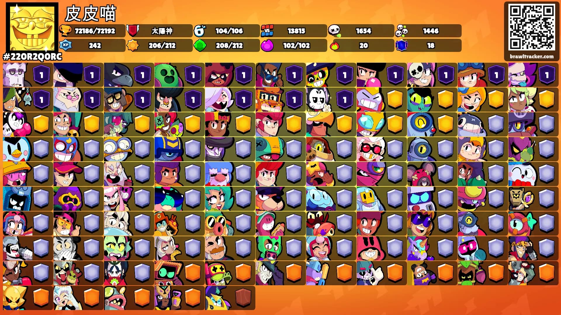 皮皮喵's Ranks