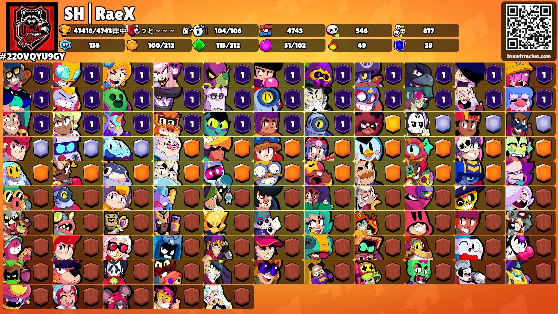 SH|RaeX's Ranks