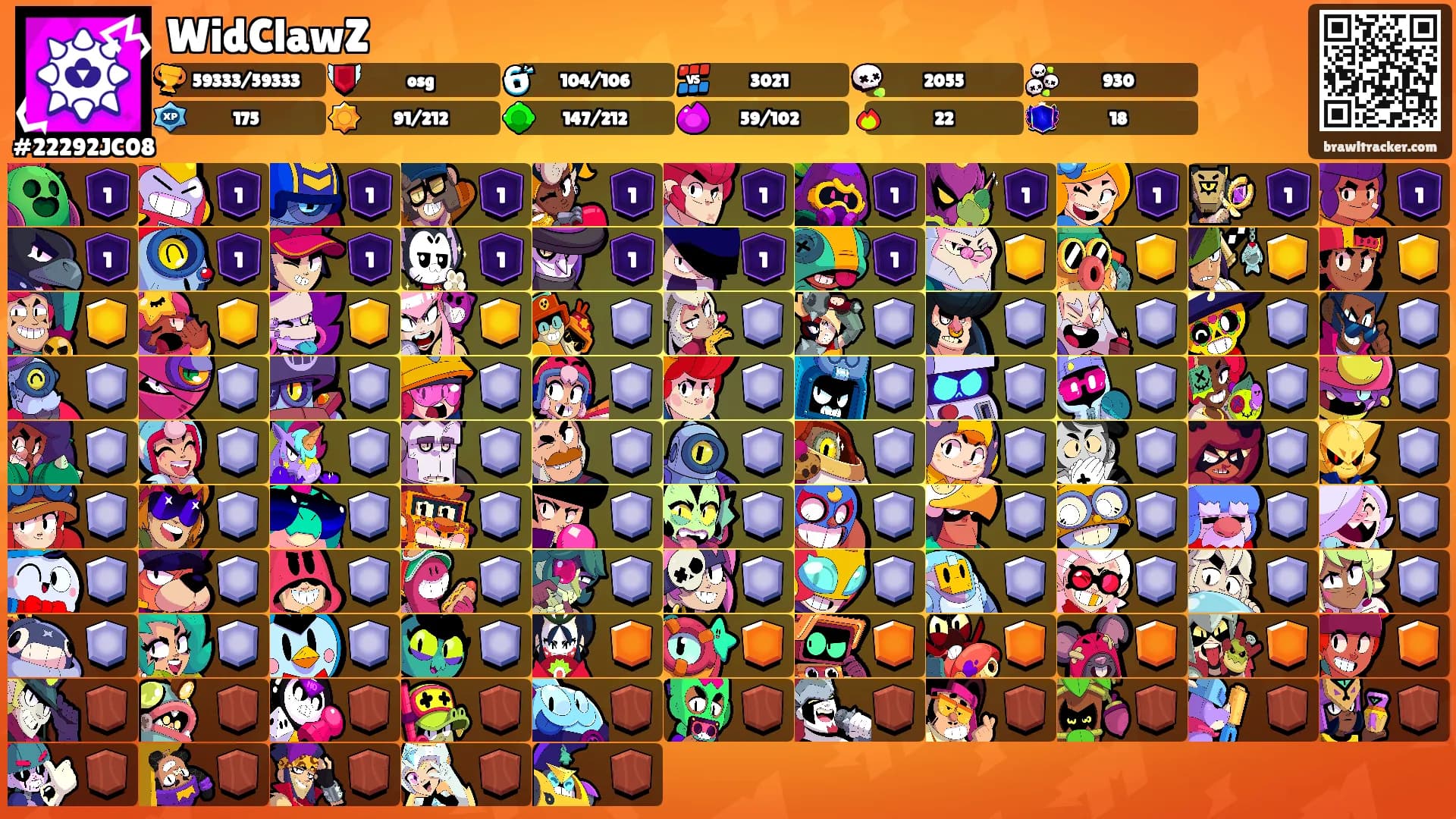 WidClawZ's Ranks