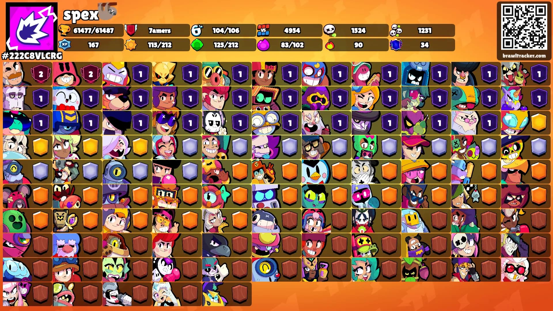 spex🦥's Ranks