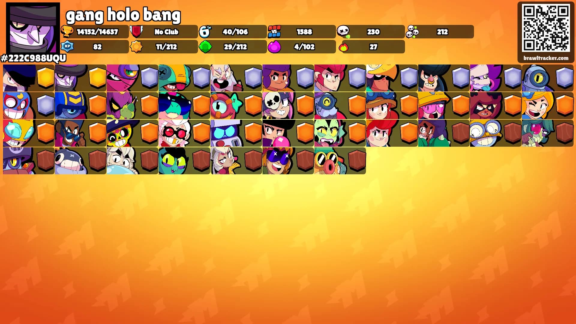 gang holo bang's Ranks