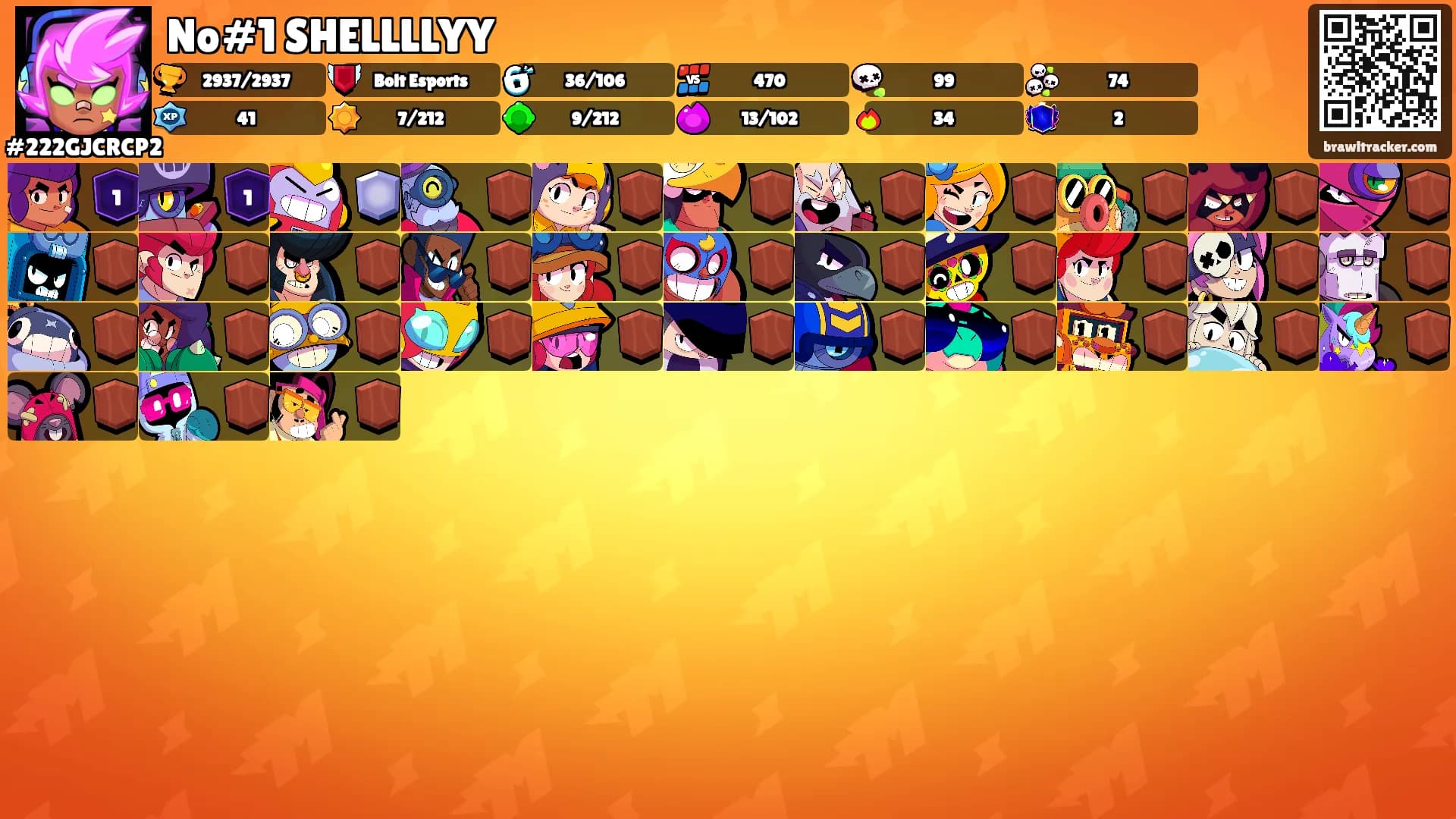 No#1 SHELLLLYY's Ranks
