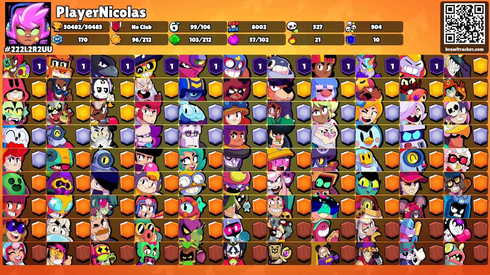 PlayerNicolas's Ranks