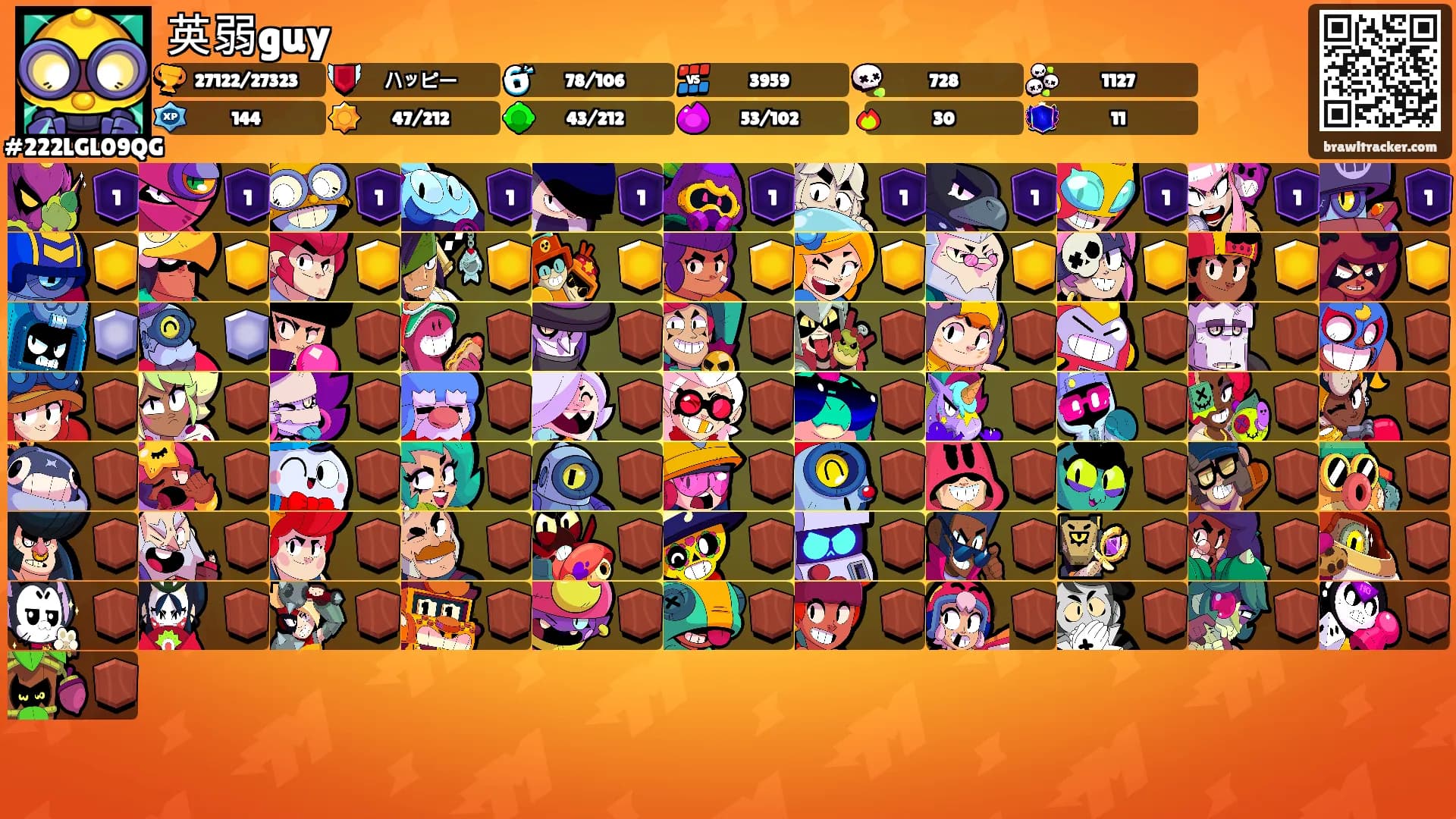 英弱guy's Ranks