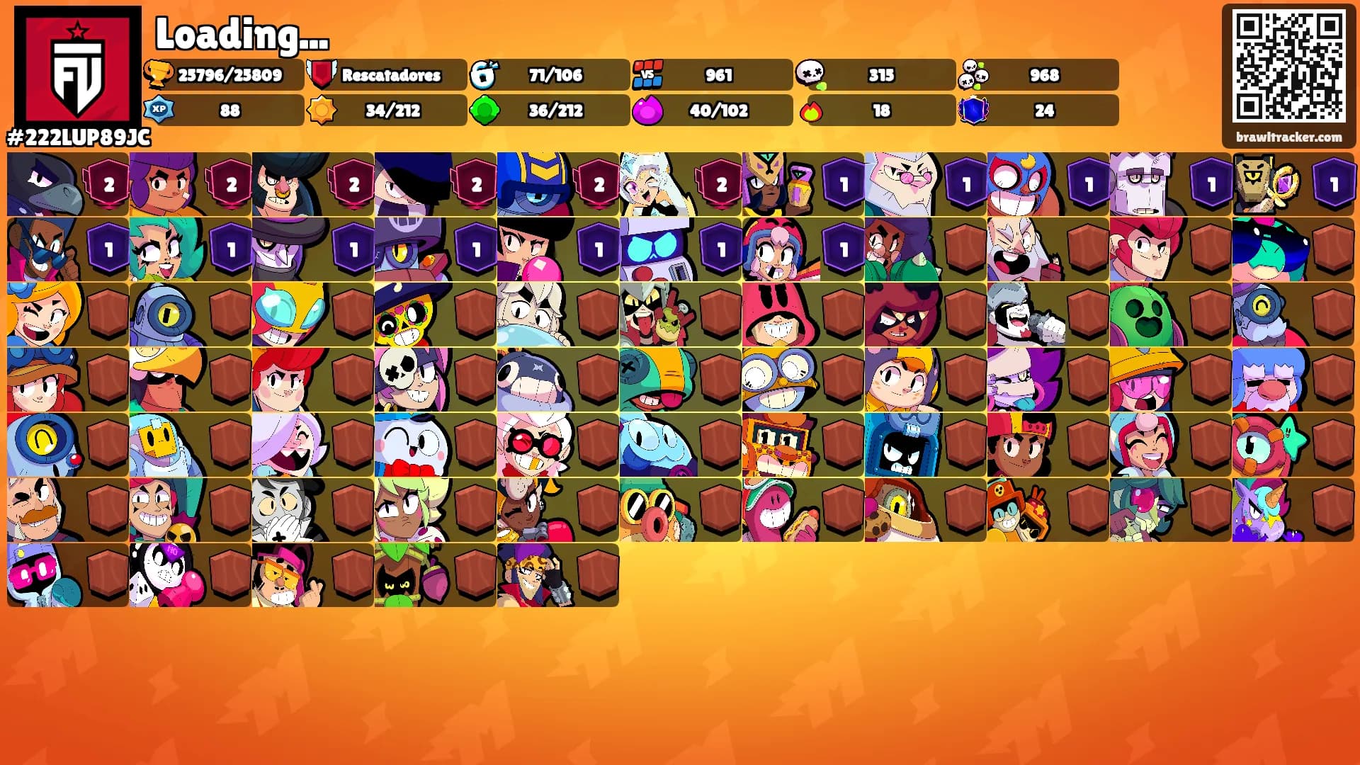 Loading...'s Ranks
