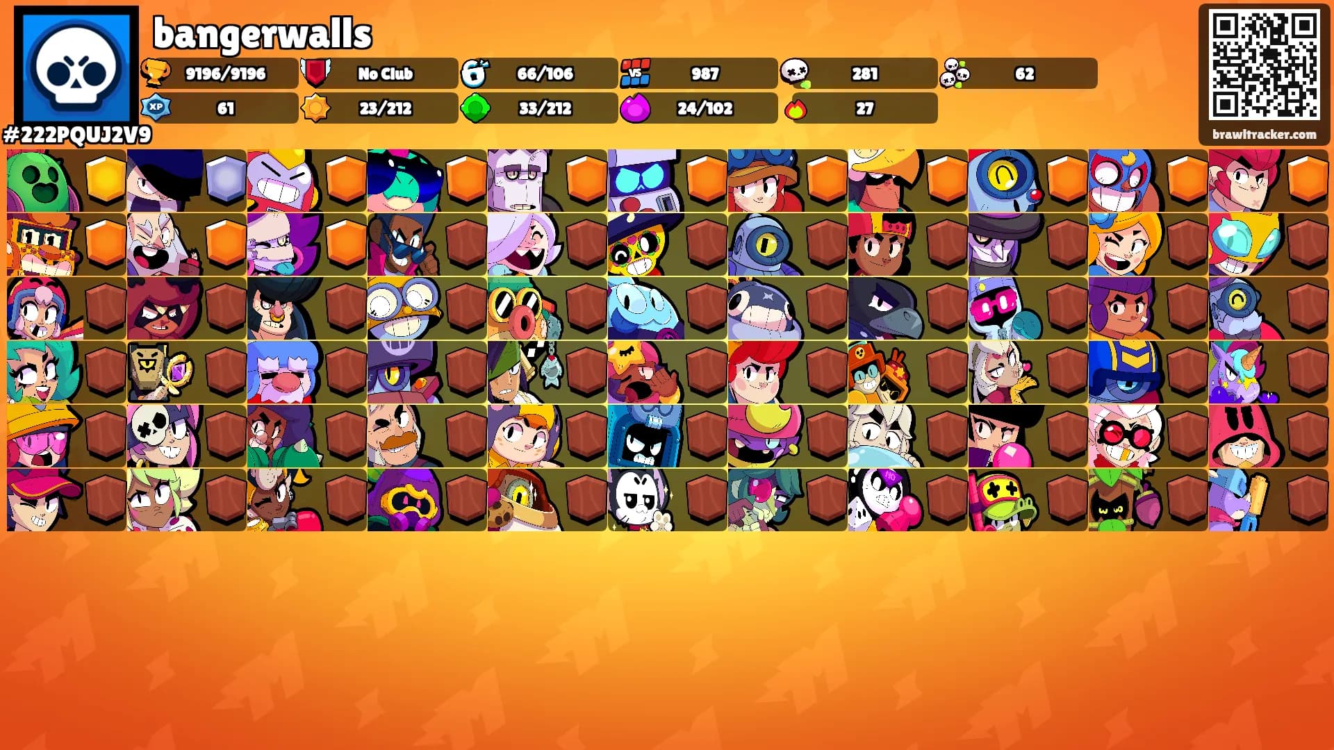 bangerwalls's Ranks