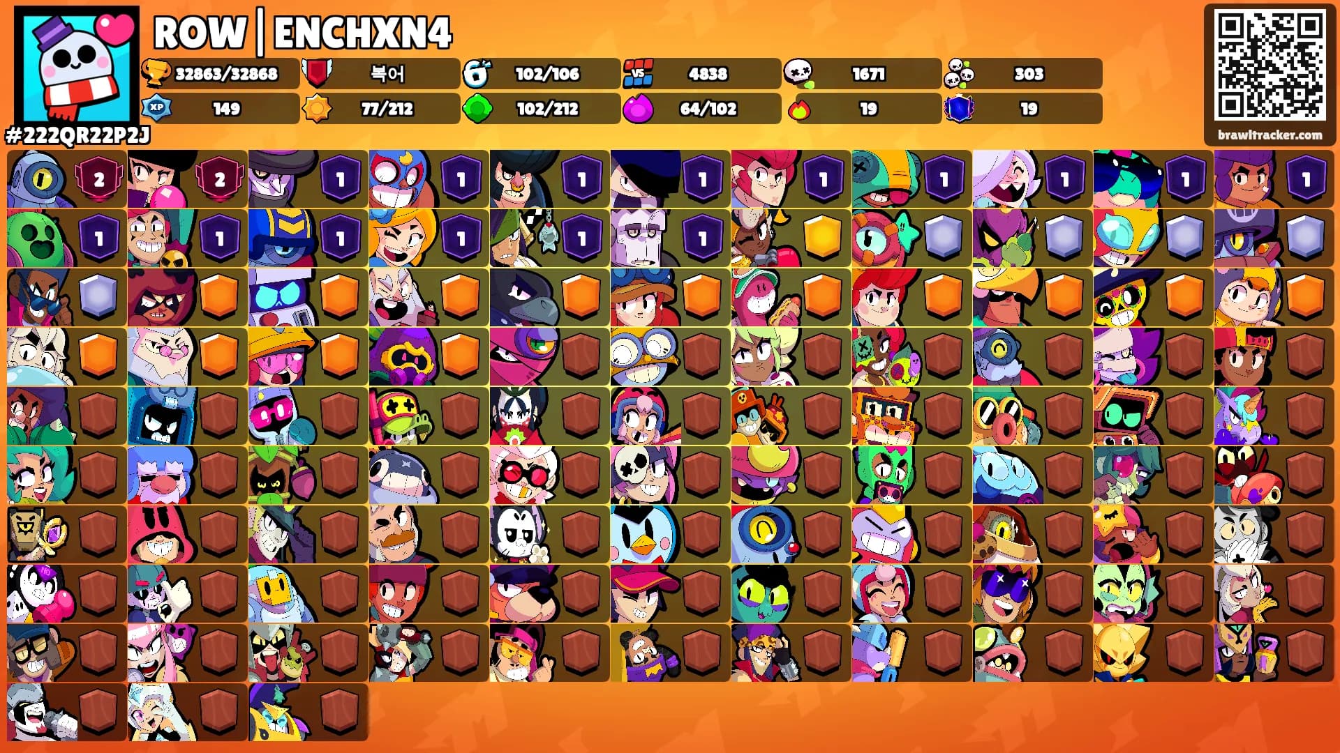 ROW|ENCHXN4's Ranks