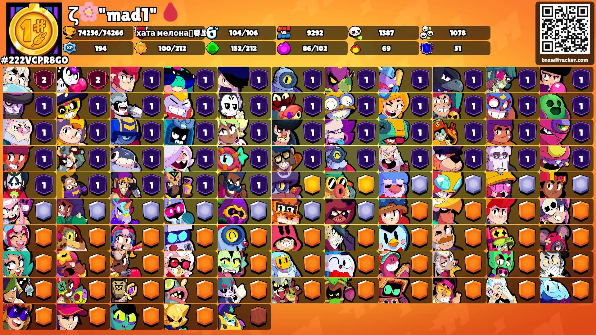ζ🌸"mad1" 🩸ᘛ's Ranks