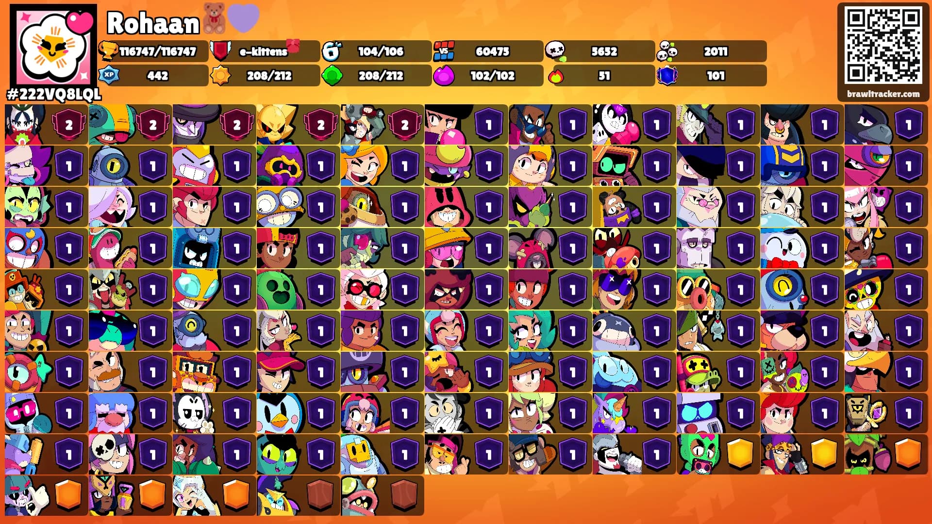 Rohaan🧸💜's Ranks
