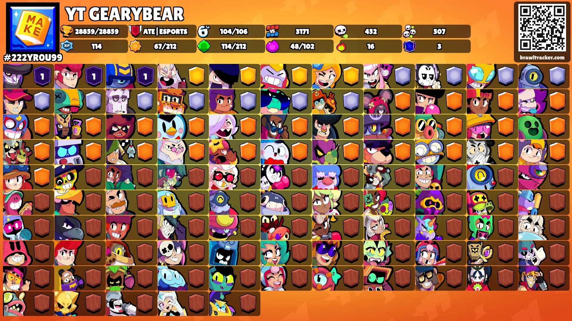 YT GEARYBEAR's Ranks