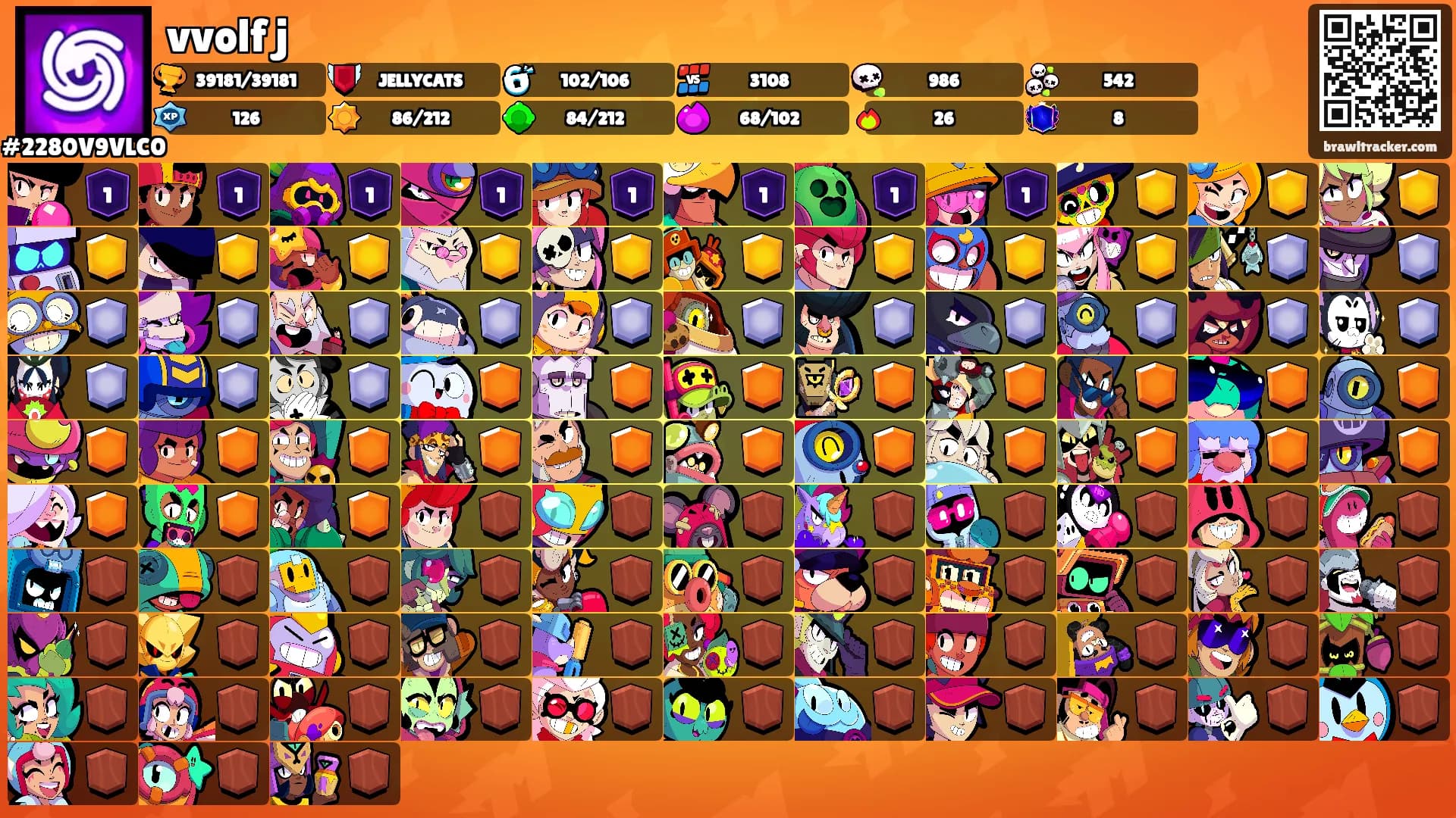 vvolf j's Ranks