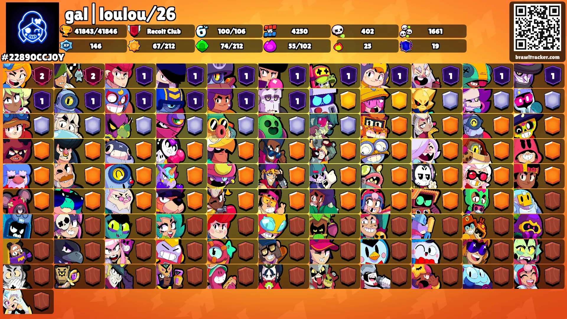 gal|loulou/26's Ranks