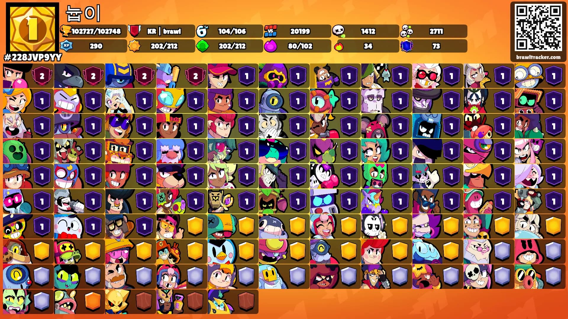 늅이's Ranks