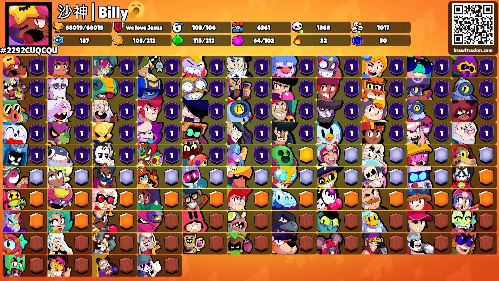 沙神|Billy🥱's Ranks