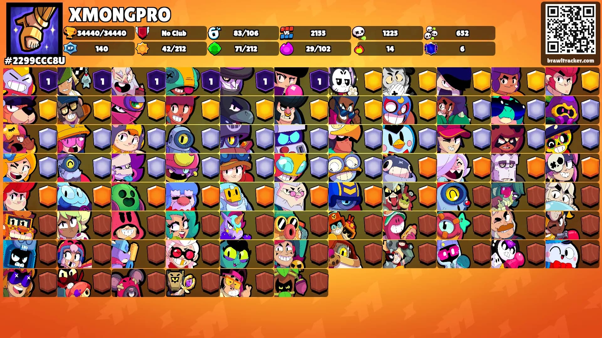 XMONGPRO's Ranks