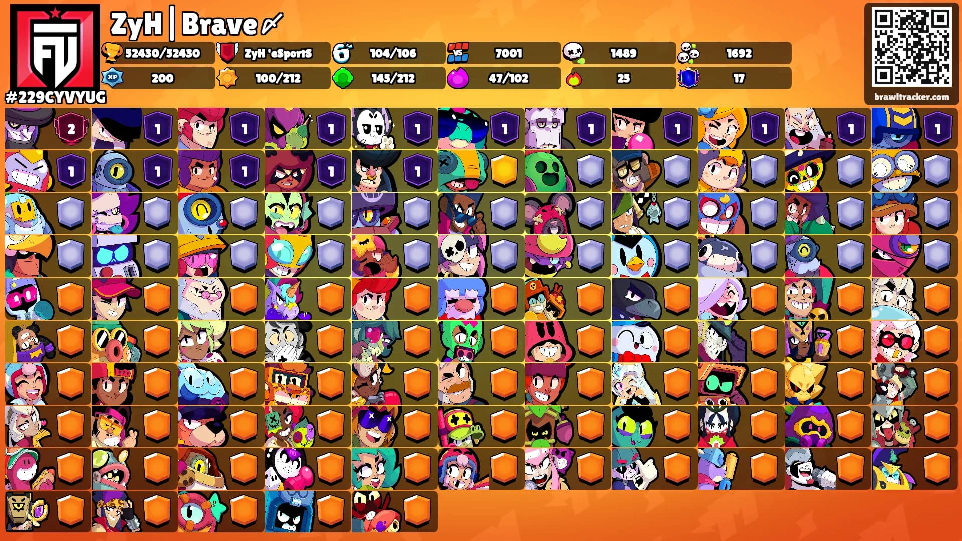 ZyH|Brave〆's Ranks
