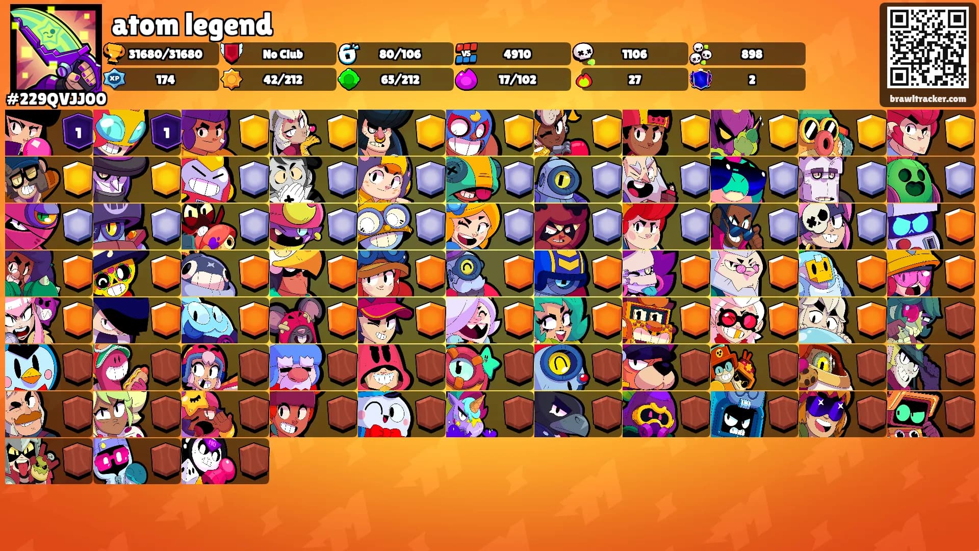 atom legend's Ranks