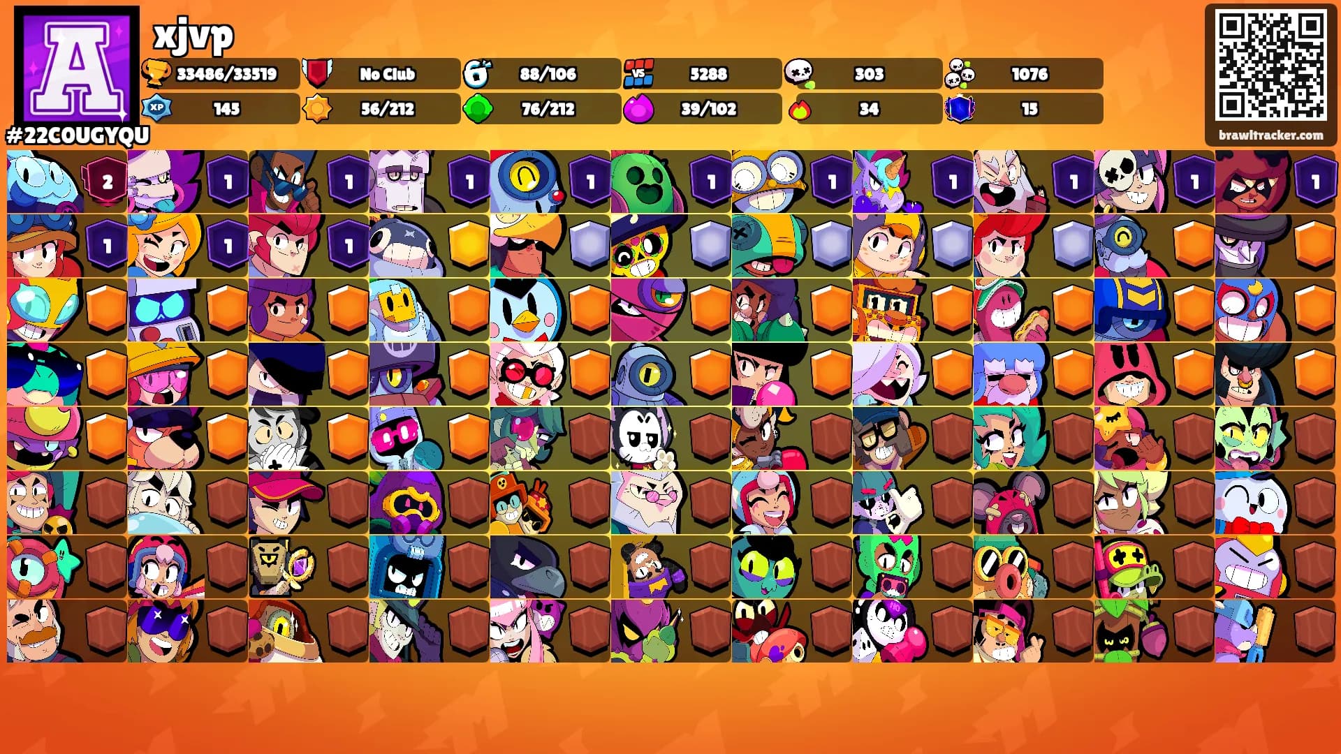 xjvp's Ranks