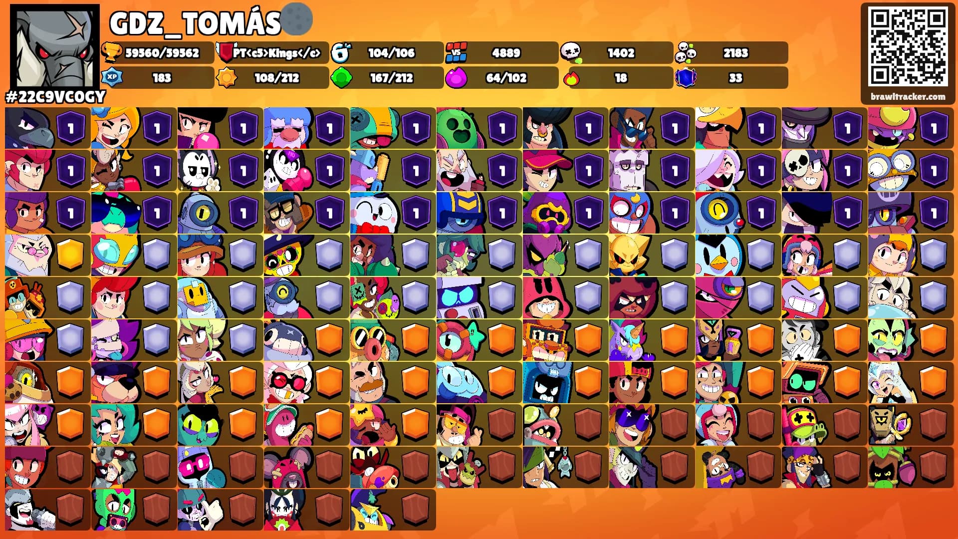 GDZ_TOMÁS🌑's Ranks
