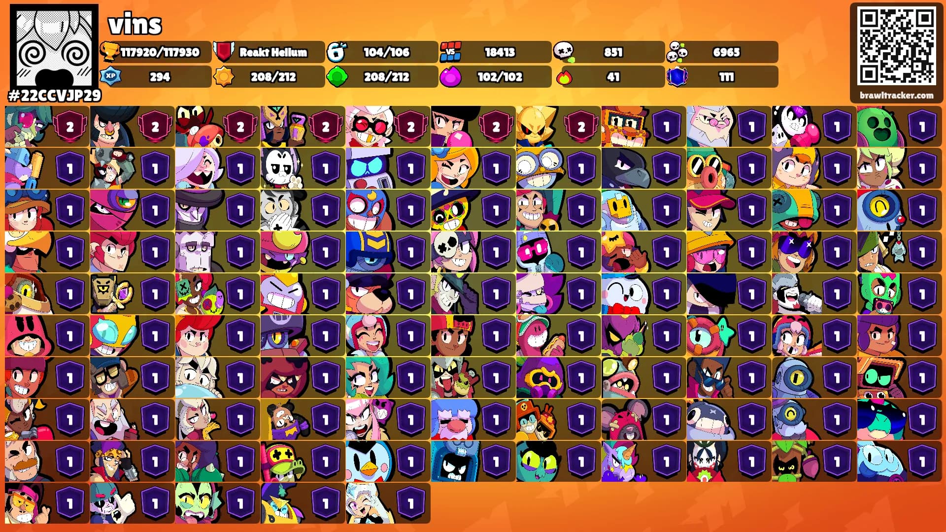 vins's Ranks
