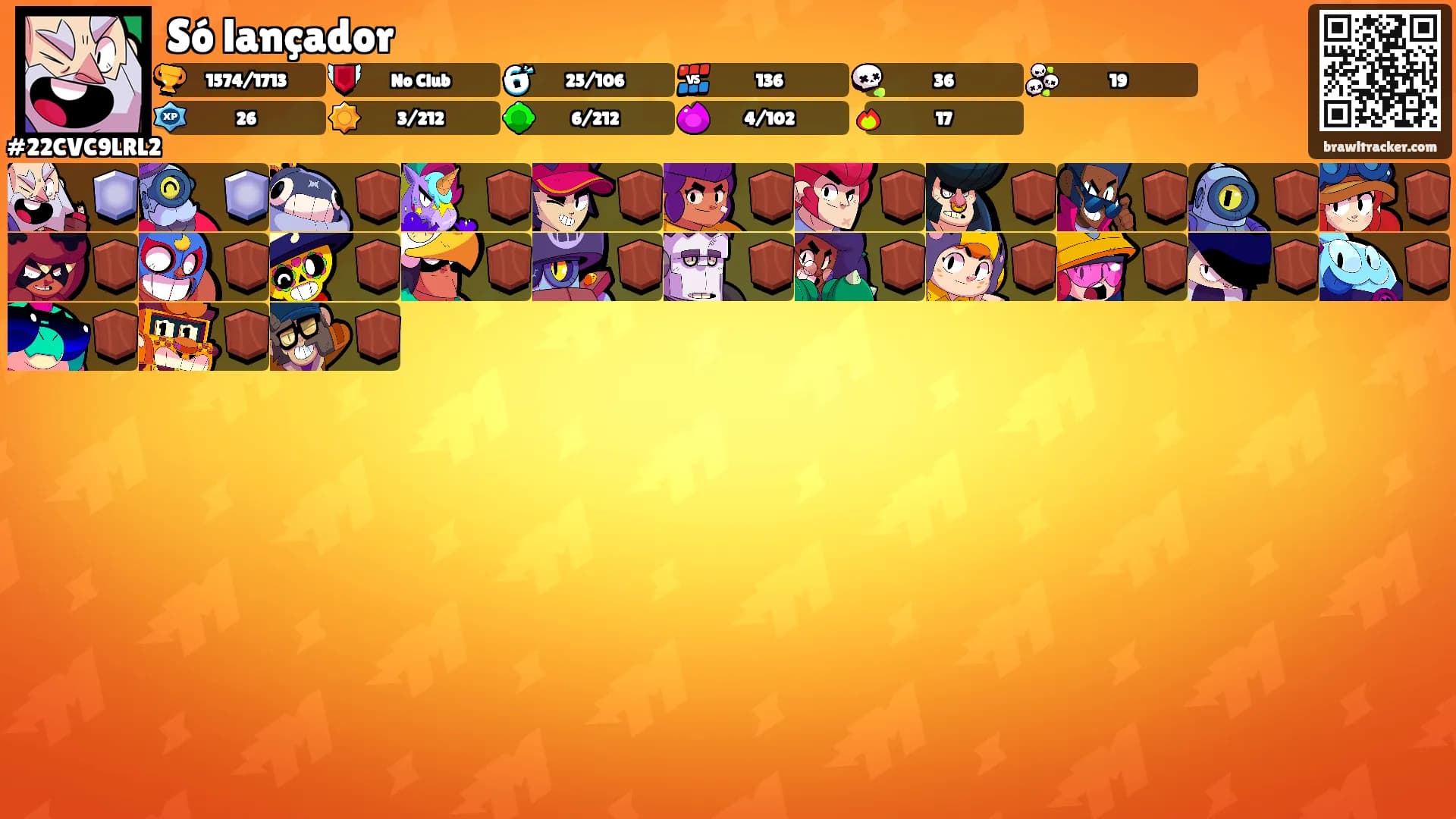 Só lançador's Ranks