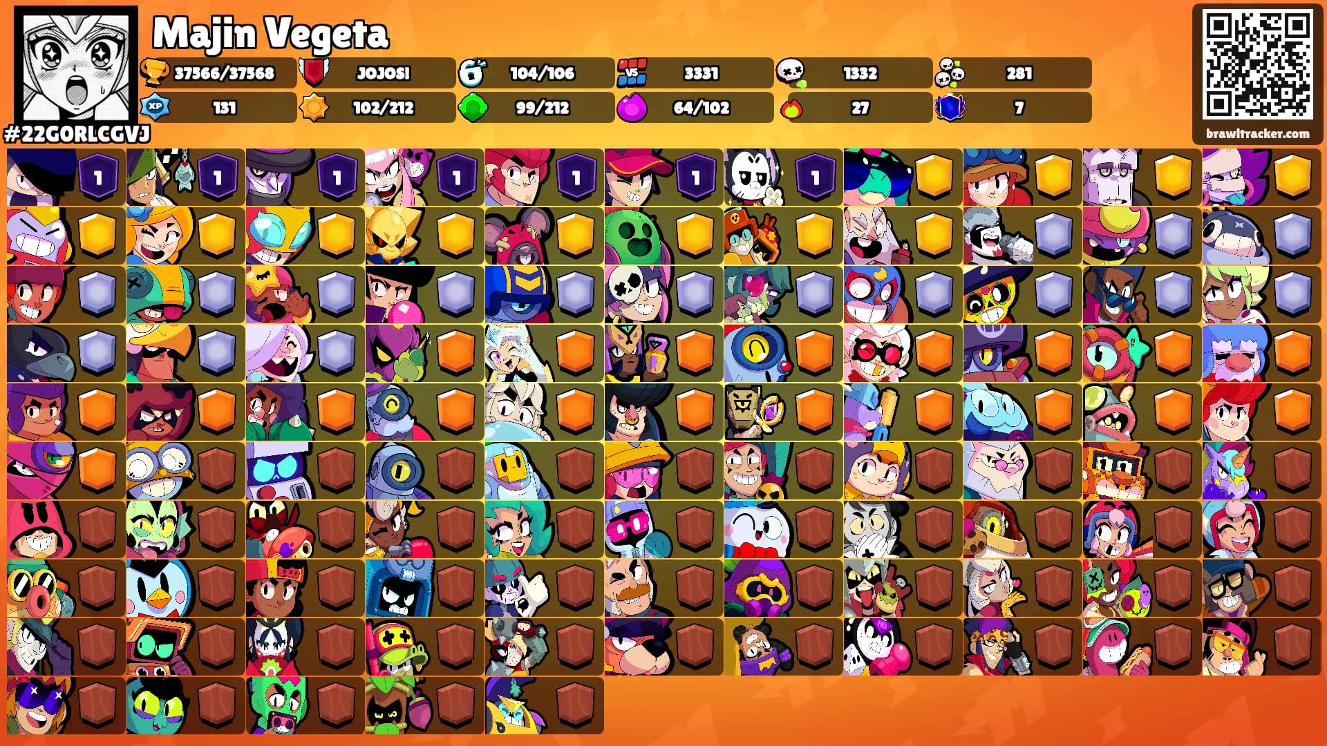 Majin Vegeta's Ranks
