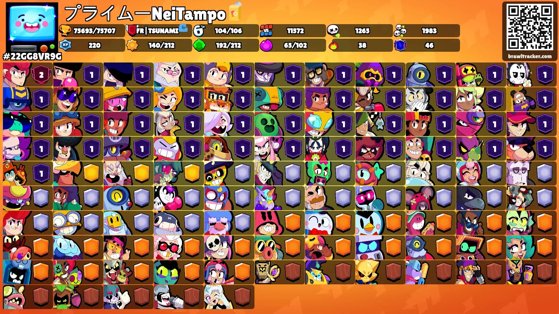 プライムーNeiTampo🧃's Ranks