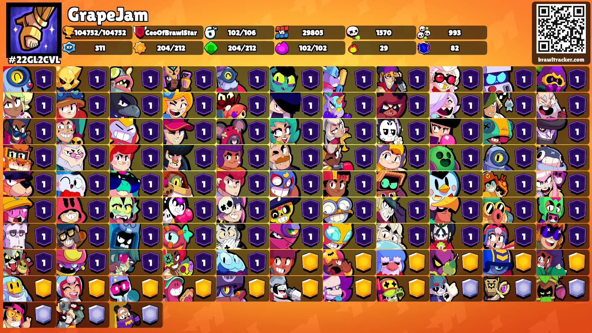 GrapeJam's Ranks