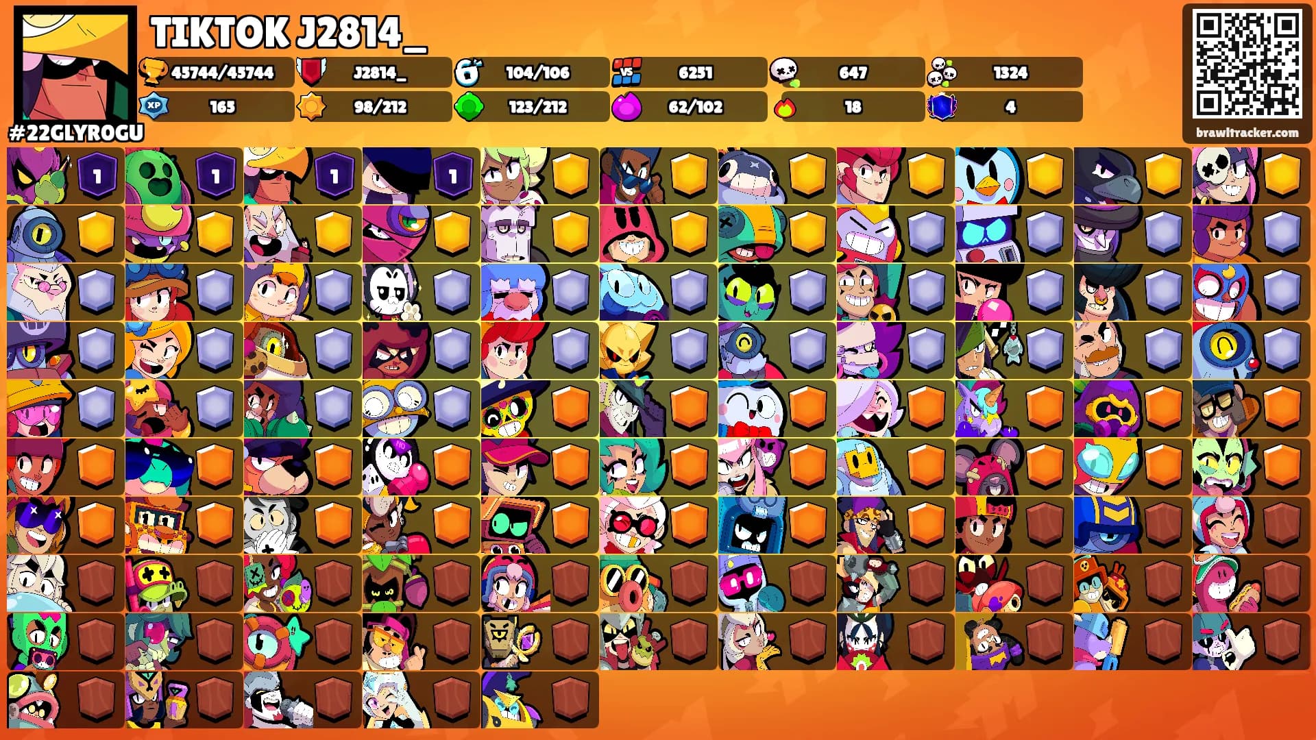 TIKTOK J2814_'s Ranks