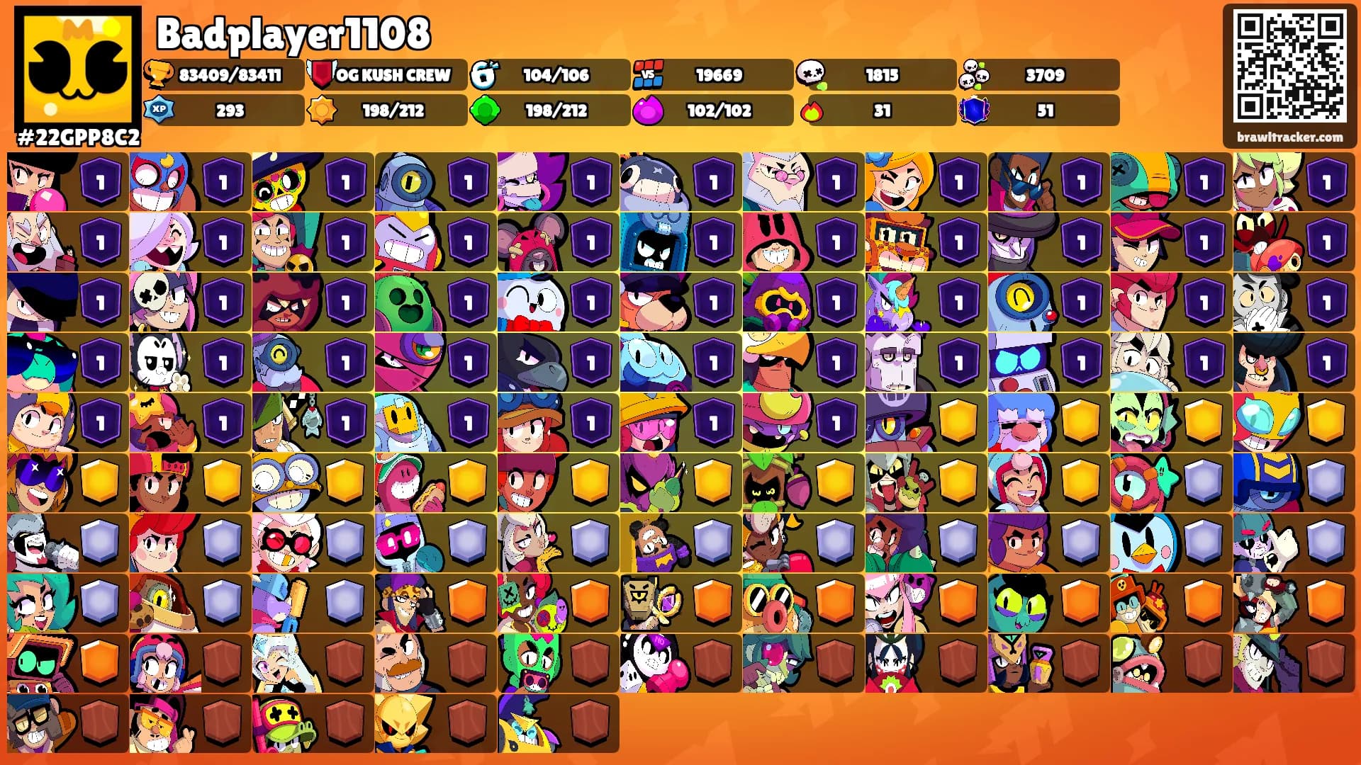 Badplayer1108's Ranks
