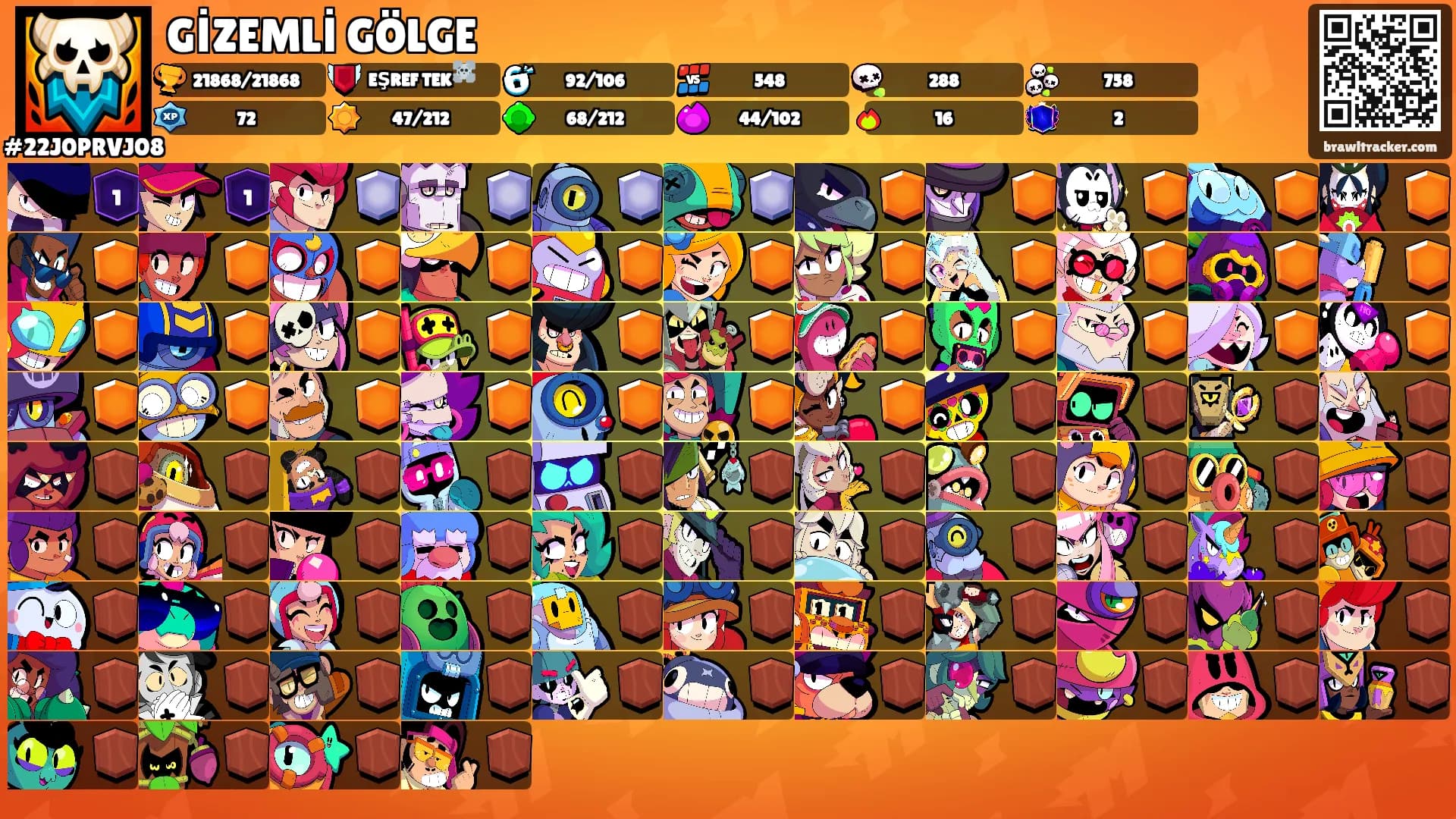 GİZEMLİ GÖLGE's Ranks