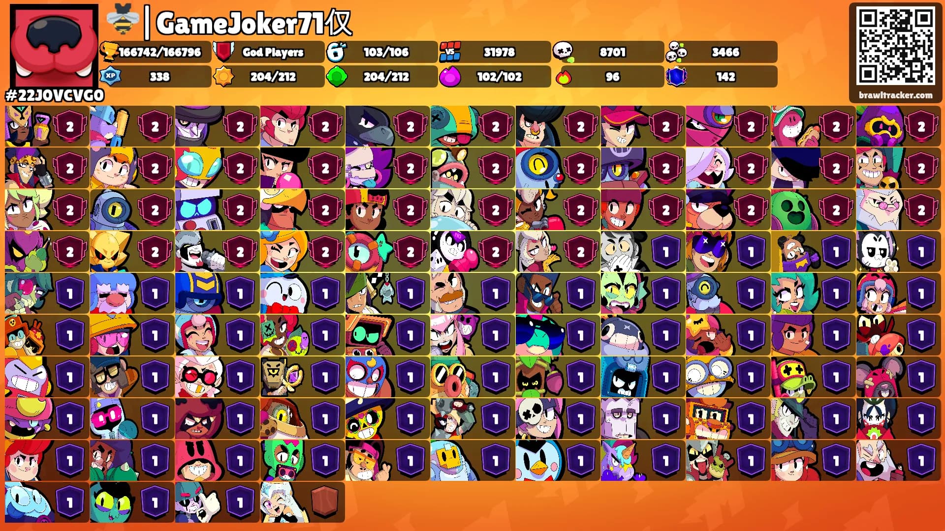 🐝|GameJoker71仅's Ranks