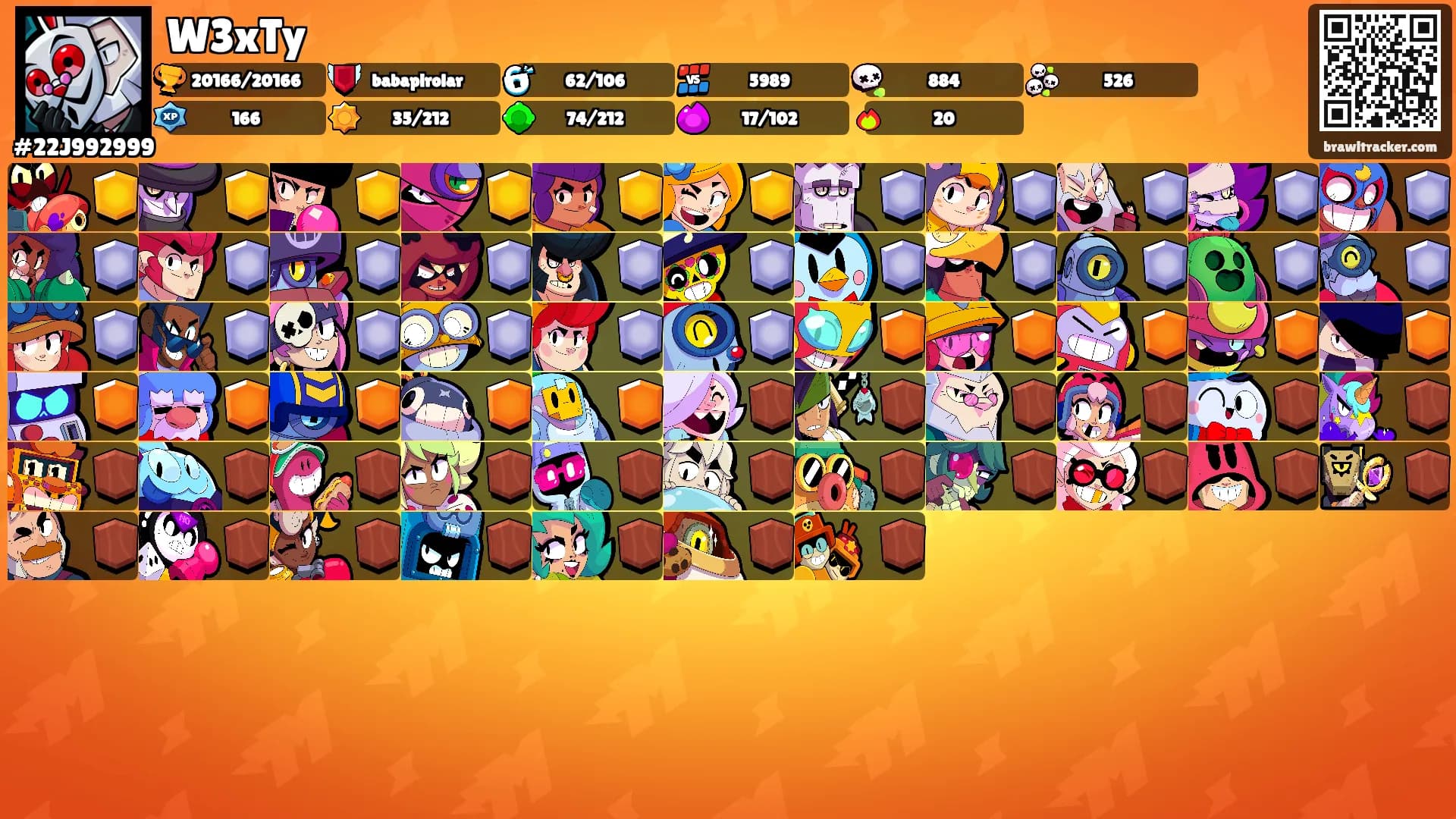 W3xTy's Ranks