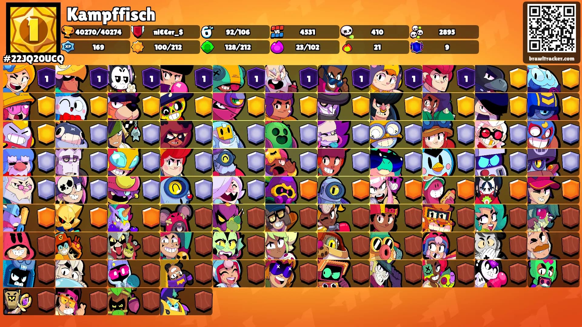 Kampffisch's Ranks