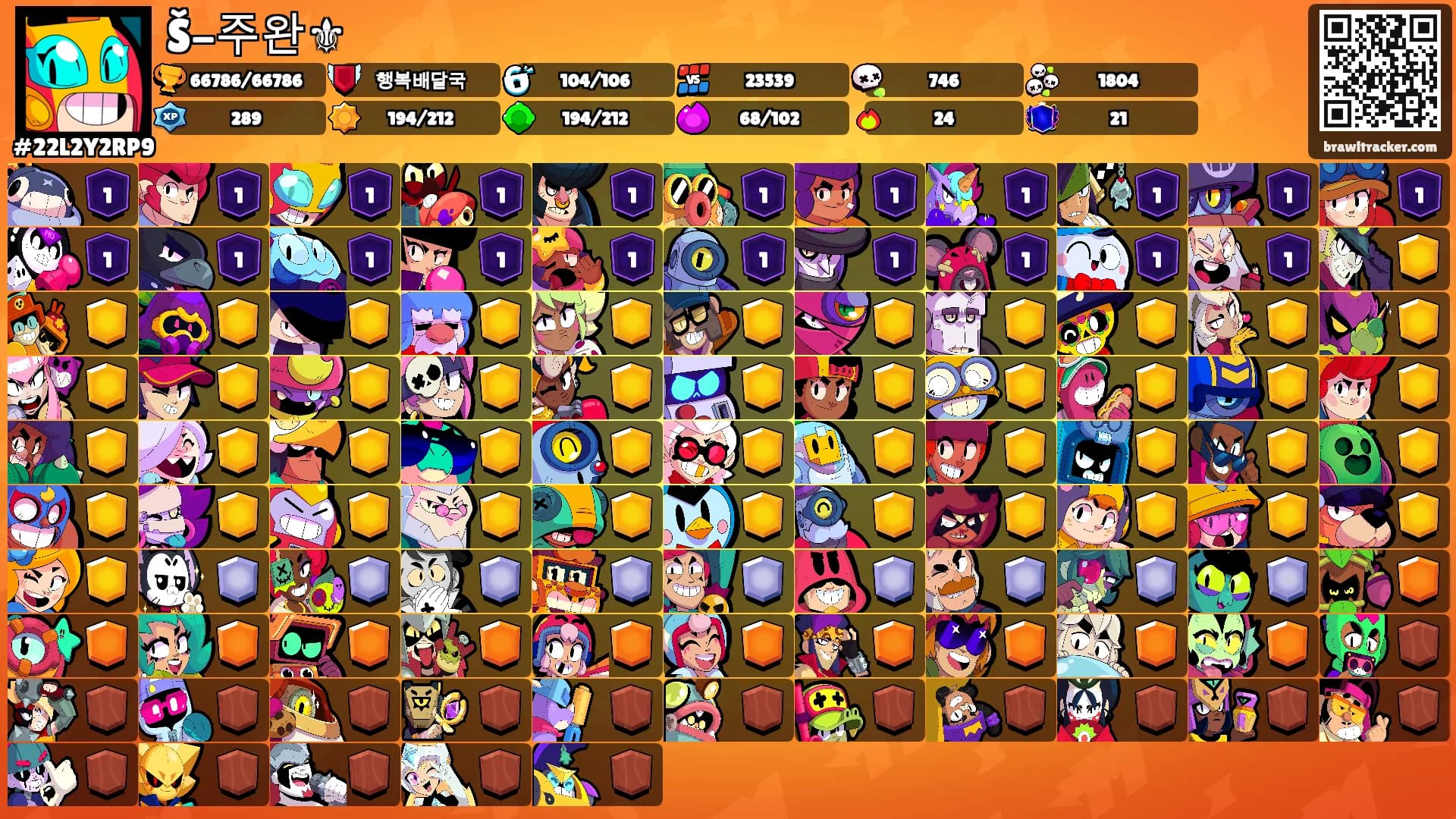 Š-주완⚜'s Ranks