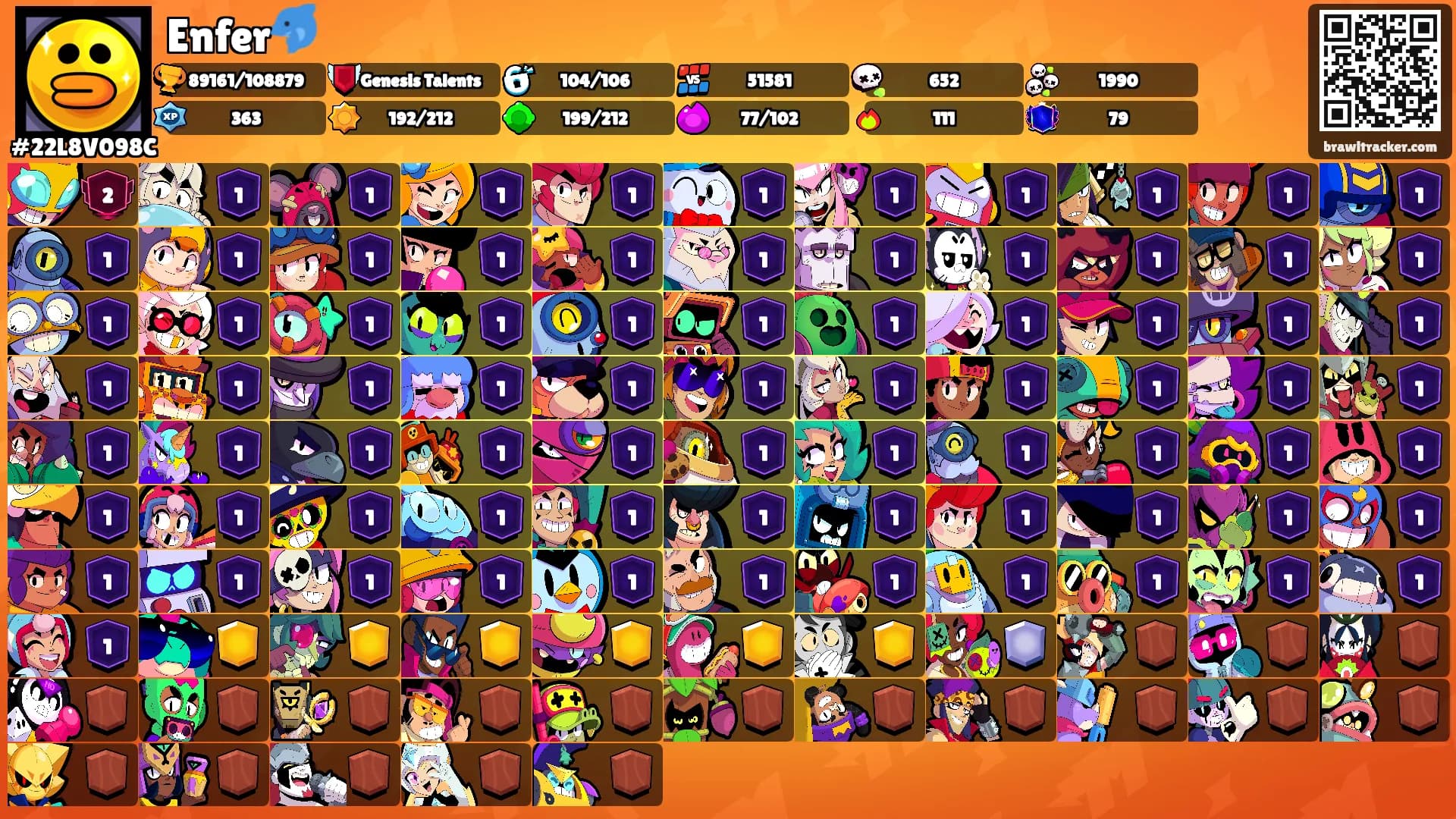 Enfer🐬's Ranks