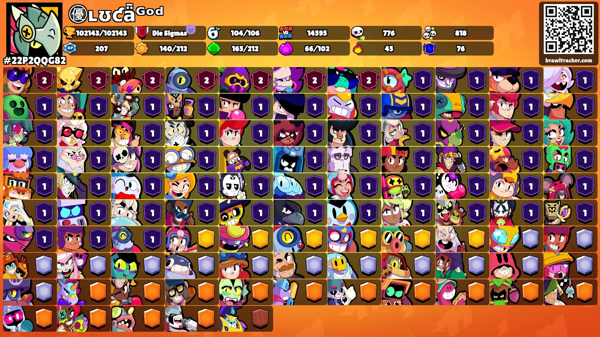 ㊝ʟʊƈǟᴳᵒᵈ's Ranks