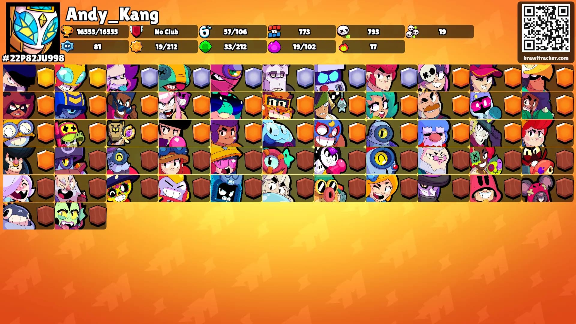 Andy_Kang's Ranks