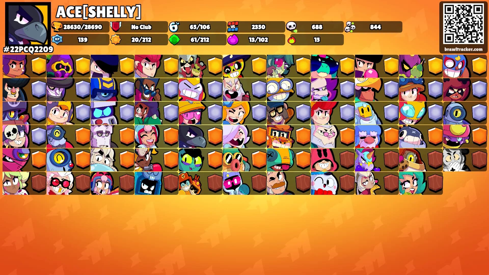 ACE[SHELLY]'s Ranks
