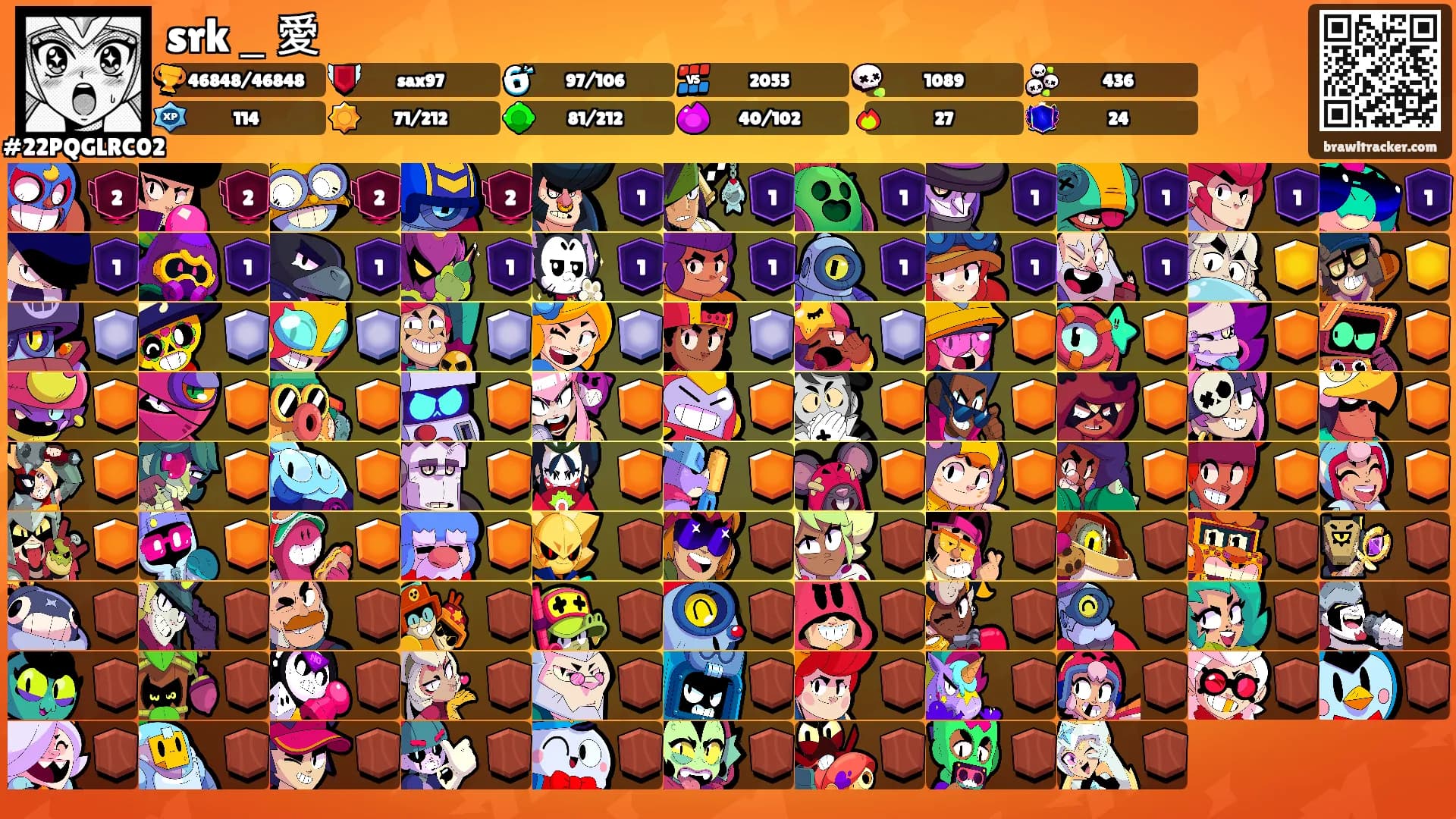 srk＿愛's Ranks