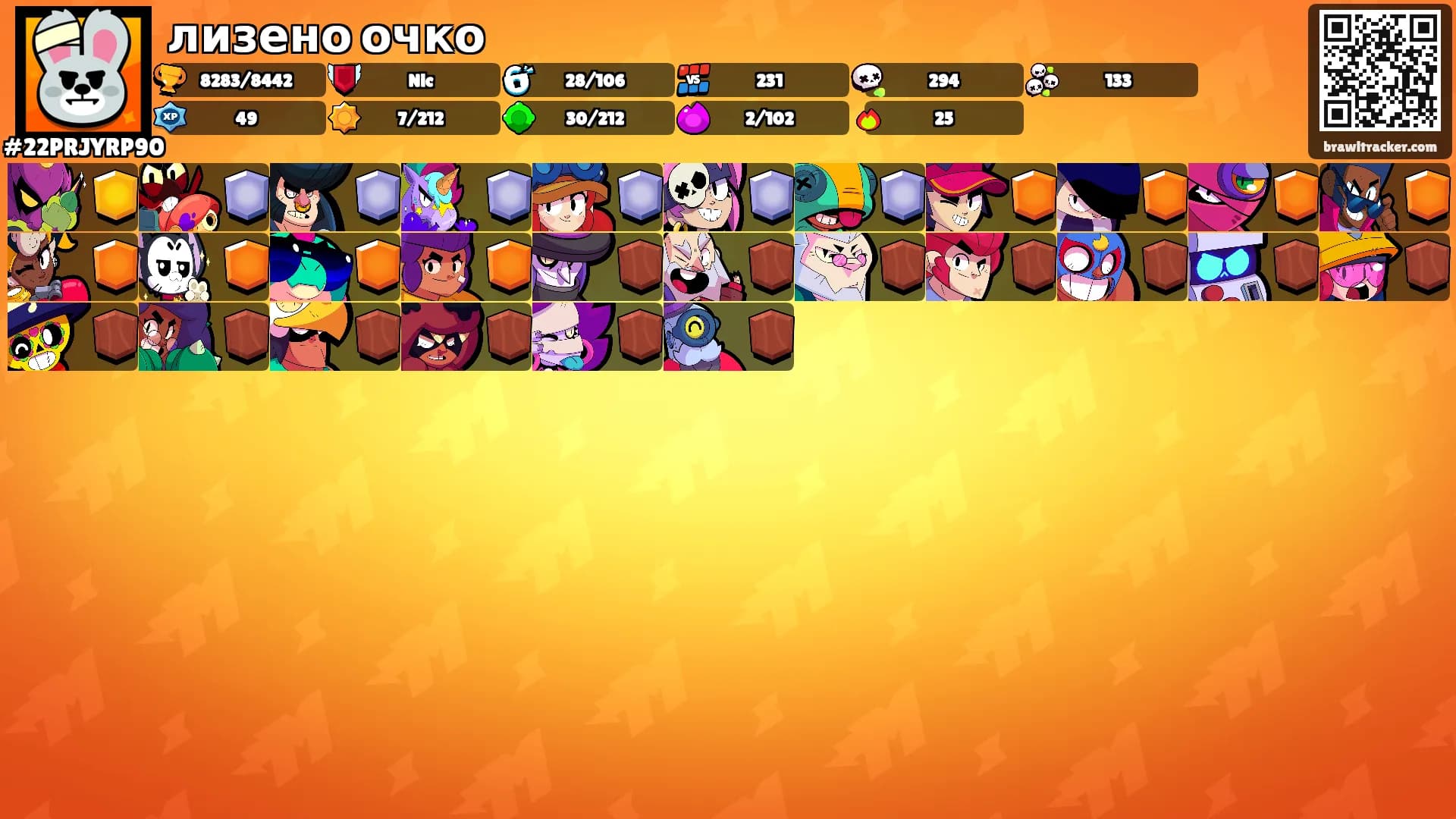 лизено очко's Ranks