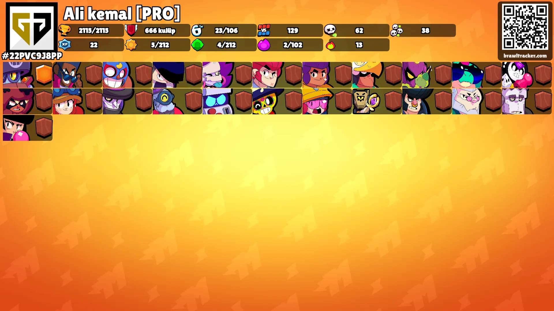 Ali kemal [PRO]'s Ranks