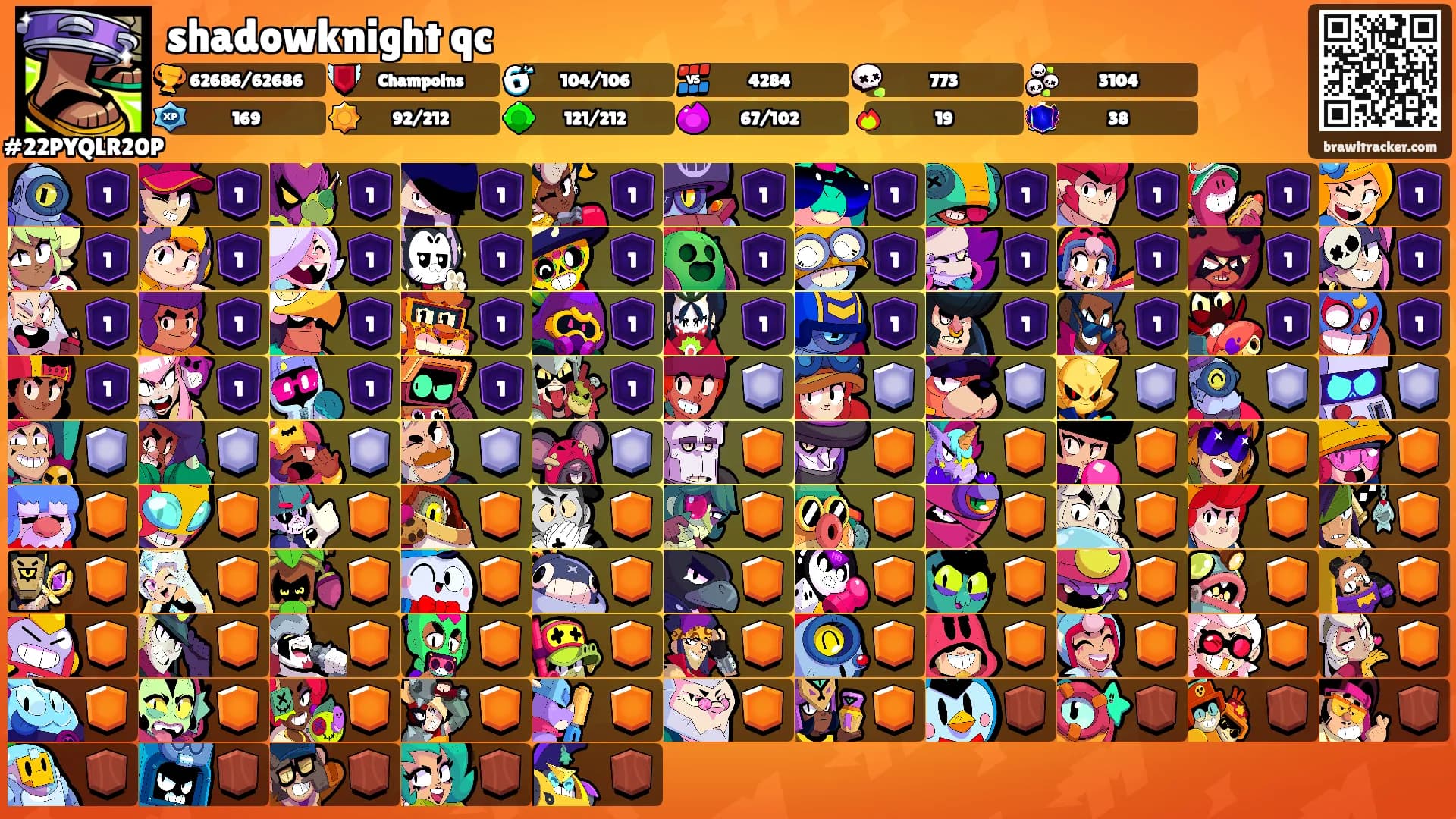 shadowknight qc's Ranks