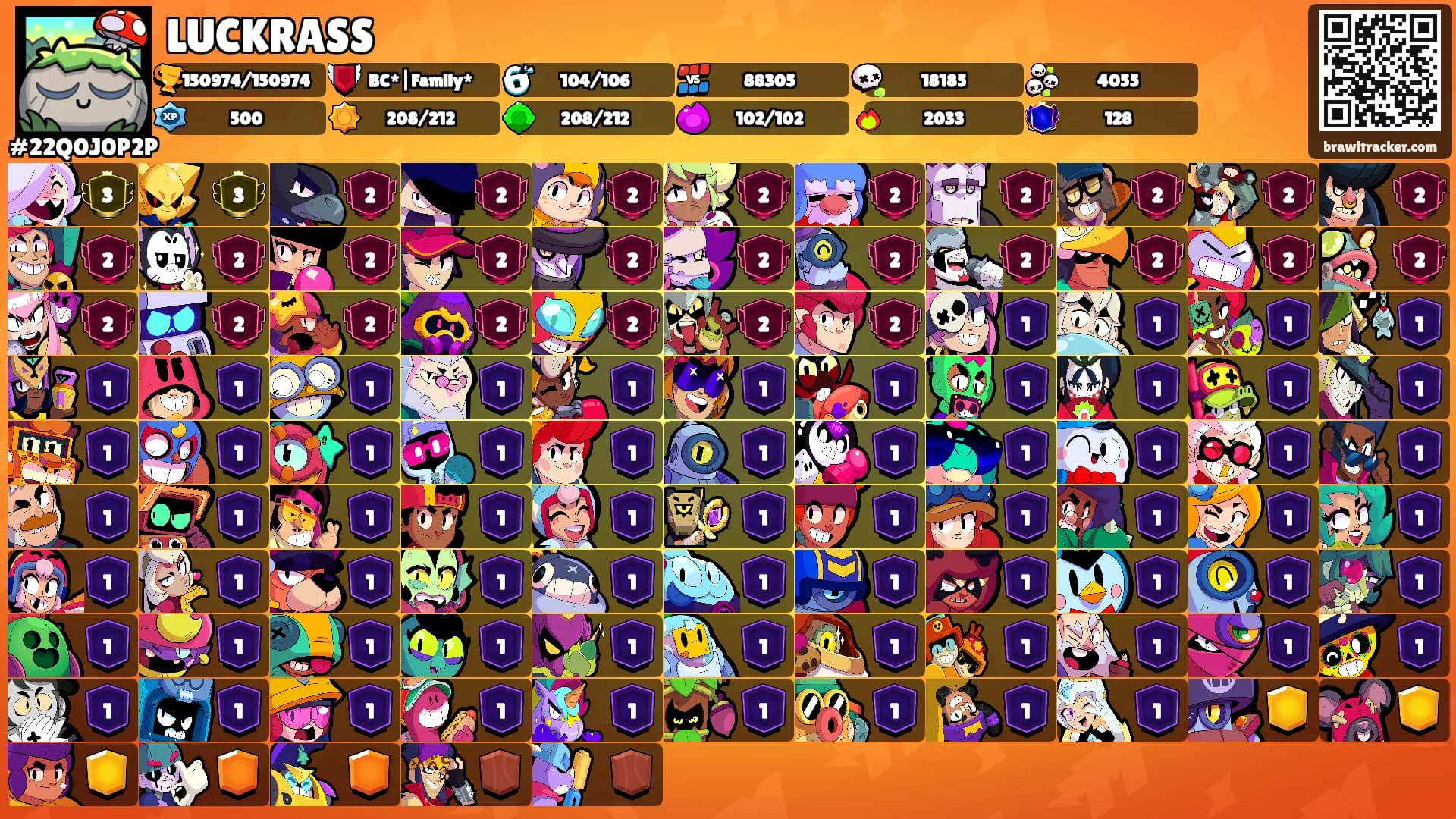 LUCKRASS's Ranks