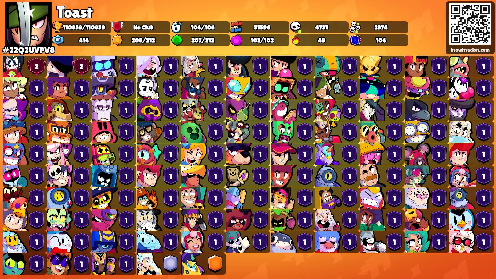 Toast's Ranks