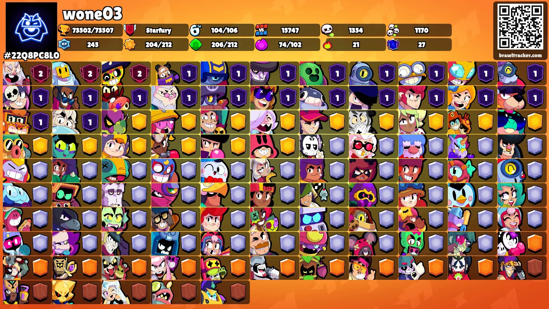 wone03's Ranks