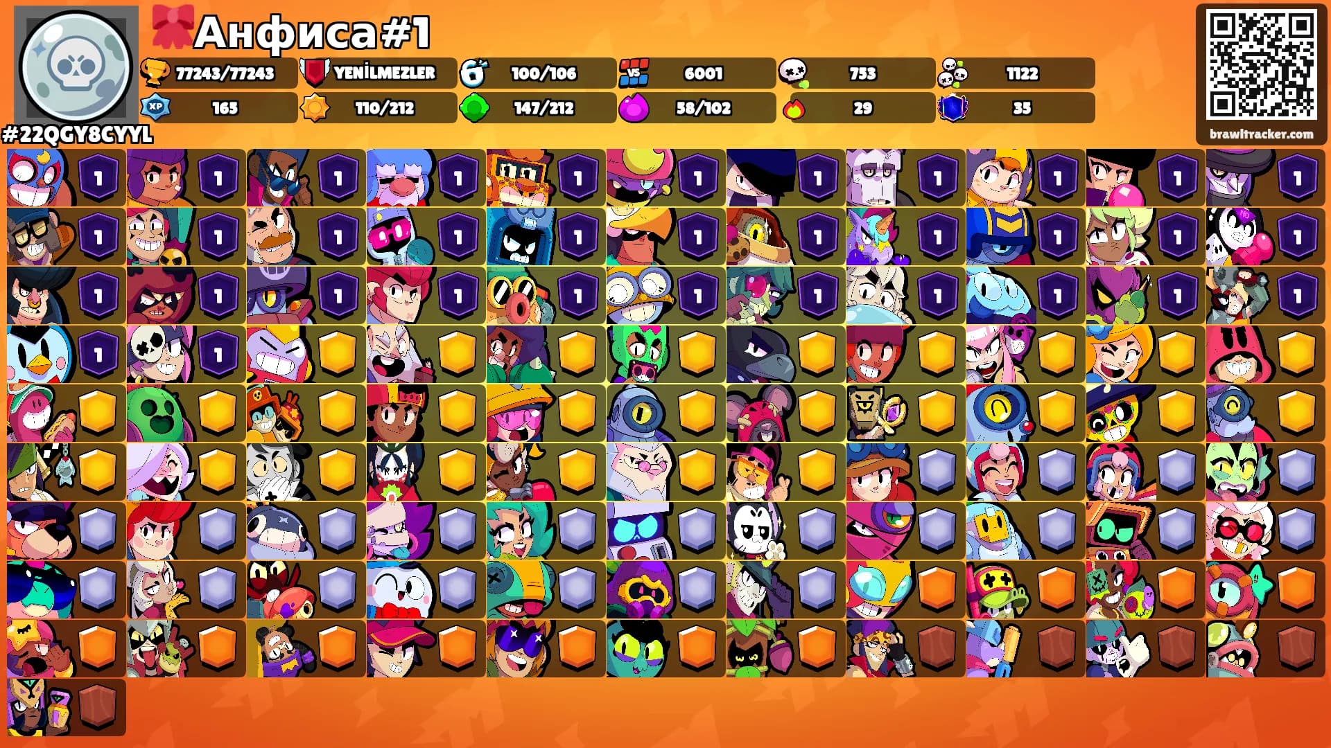 🎀Анфиса#1's Ranks